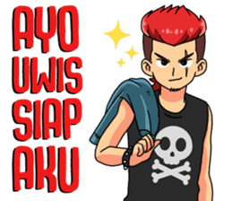 Gondes Pasar Kembang (Javanese Language) sticker #15045344