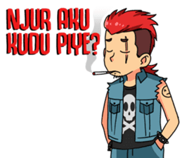 Gondes Pasar Kembang (Javanese Language) sticker #15045345