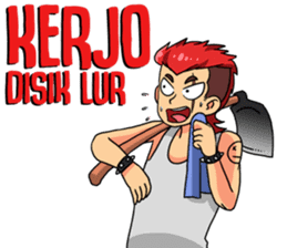 Gondes Pasar Kembang (Javanese Language) sticker #15045347