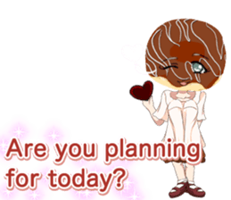 Lovely Girls Donut White Day sticker #15045437