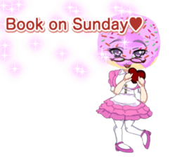 Lovely Girls Donut White Day sticker #15045438