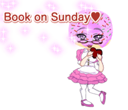 Lovely Girls Donut White Day sticker #15045438