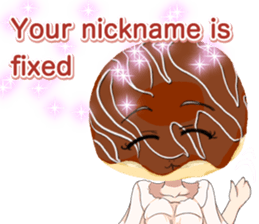 Lovely Girls Donut White Day sticker #15045441