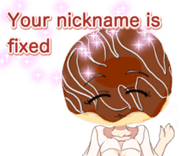 Lovely Girls Donut White Day sticker #15045441