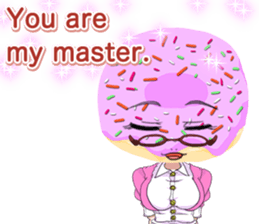 Lovely Girls Donut White Day sticker #15045442