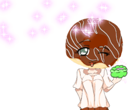 Lovely Girls Donut White Day sticker #15045445