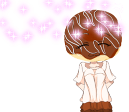 Lovely Girls Donut White Day sticker #15045449