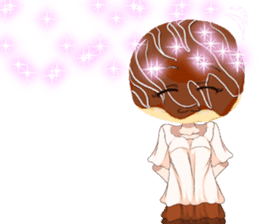 Lovely Girls Donut White Day sticker #15045449