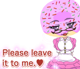 Lovely Girls Donut White Day sticker #15045450