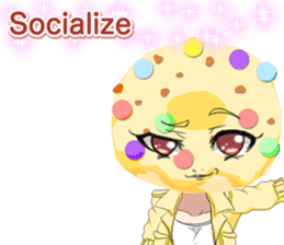 Lovely Girls Donut White Day sticker #15045451