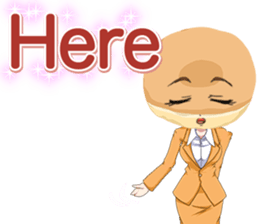 Lovely Girls Donut White Day sticker #15045452