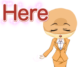 Lovely Girls Donut White Day sticker #15045452