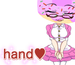 Lovely Girls Donut White Day sticker #15045454