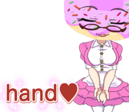 Lovely Girls Donut White Day sticker #15045454