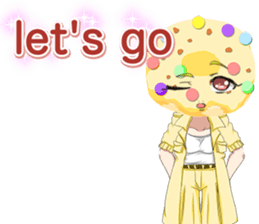 Lovely Girls Donut White Day sticker #15045455