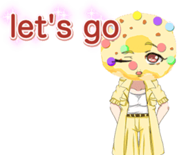 Lovely Girls Donut White Day sticker #15045455