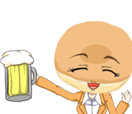 Lovely Girls Donut White Day sticker #15045456