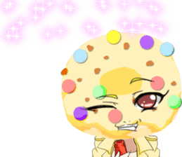 Lovely Girls Donut White Day sticker #15045459