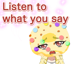 Lovely Girls Donut White Day sticker #15045463