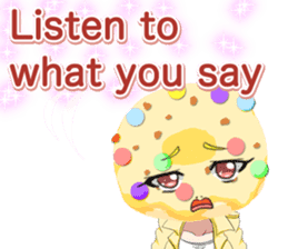 Lovely Girls Donut White Day sticker #15045463