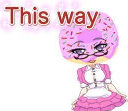 Lovely Girls Donut White Day sticker #15045466