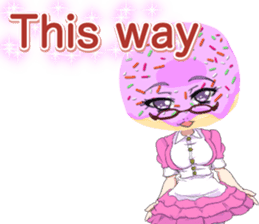 Lovely Girls Donut White Day sticker #15045466