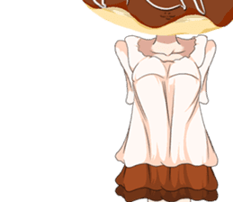 Lovely Girls Donut White Day sticker #15045469