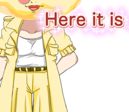 Lovely Girls Donut White Day sticker #15045471