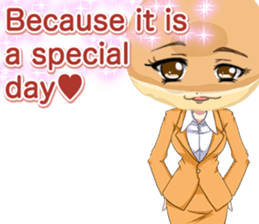 Lovely Girls Donut White Day sticker #15045472