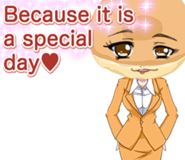 Lovely Girls Donut White Day sticker #15045472