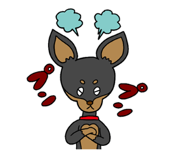 Miniature Pinscher<Dog breed> sticker #15045652