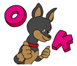 Miniature Pinscher<Dog breed> sticker #15045659