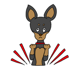 Miniature Pinscher<Dog breed> sticker #15045662
