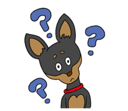 Miniature Pinscher<Dog breed> sticker #15045674