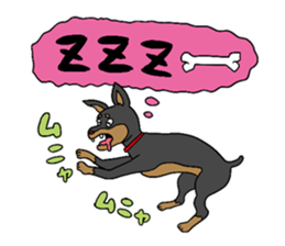 Miniature Pinscher<Dog breed> sticker #15045679