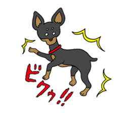 Miniature Pinscher<Dog breed> sticker #15045682