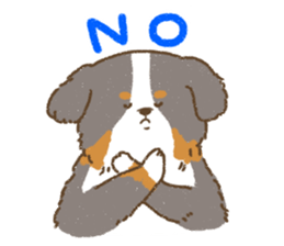 Bernese Mountain Dog<Dog breed> sticker #15046387