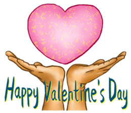 Heart of the Valentine's Day sticker #15047008