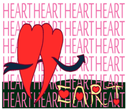 Heart of the Valentine's Day sticker #15047009