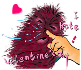 Heart of the Valentine's Day sticker #15047010