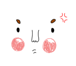 mood face sticker #15047100