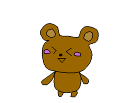 moving bear!! sticker #15047316