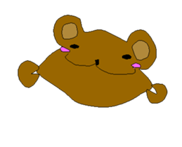 moving bear!! sticker #15047319