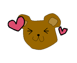 moving bear!! sticker #15047321