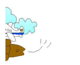 moving bear!! sticker #15047322