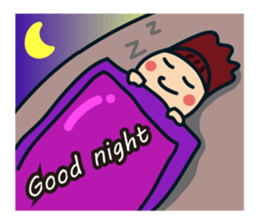 Braids girl sticker #15047812