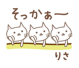 Cute cat stickers for Risa sticker #15048142