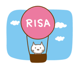 Cute cat stickers for Risa sticker #15048151