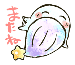 Whale stars and Moon Shark sticker #15048273