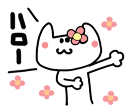 Kitty of a hat2. sticker #15048367